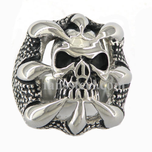 FSR10W58 claw hold skull head biker 